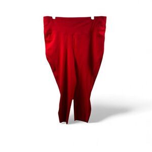 Lululemon High Rise Leggings in Red Size 18